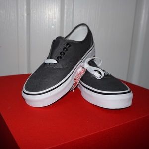 Vans Authentic Shoe - Pewter/Black (Women’s Size)
